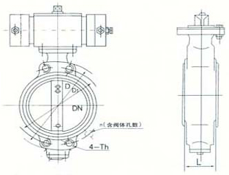 船用中心型液控蝶閥CB/T4333-201